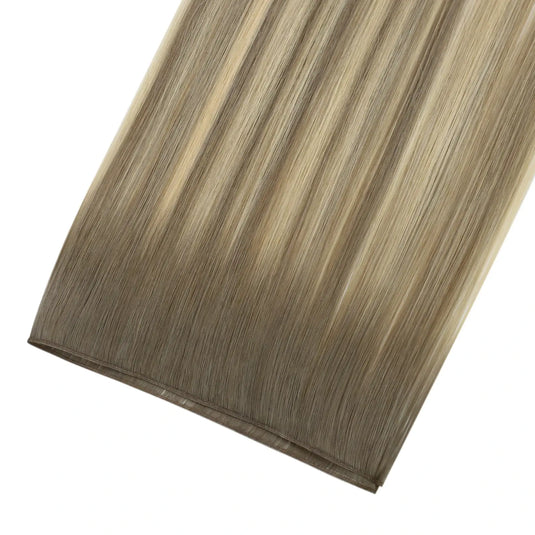 moresoo genius weft hair extensions for fine hair hair extensions for thin hair human hair extensions