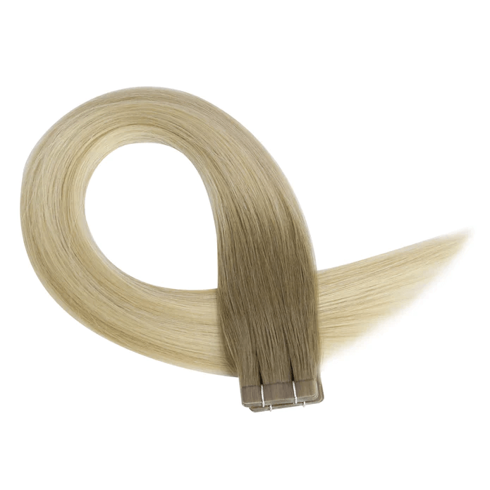 tape ins blonde hair 