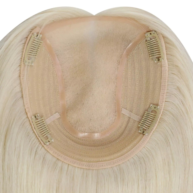 Load image into Gallery viewer, straight hair topper hair topper hair topper for thinning crown hair topper for women human hair topper hair piece topper hair best hair topper hair topper women real hair topper hair extensions hair topper for thinning hair
