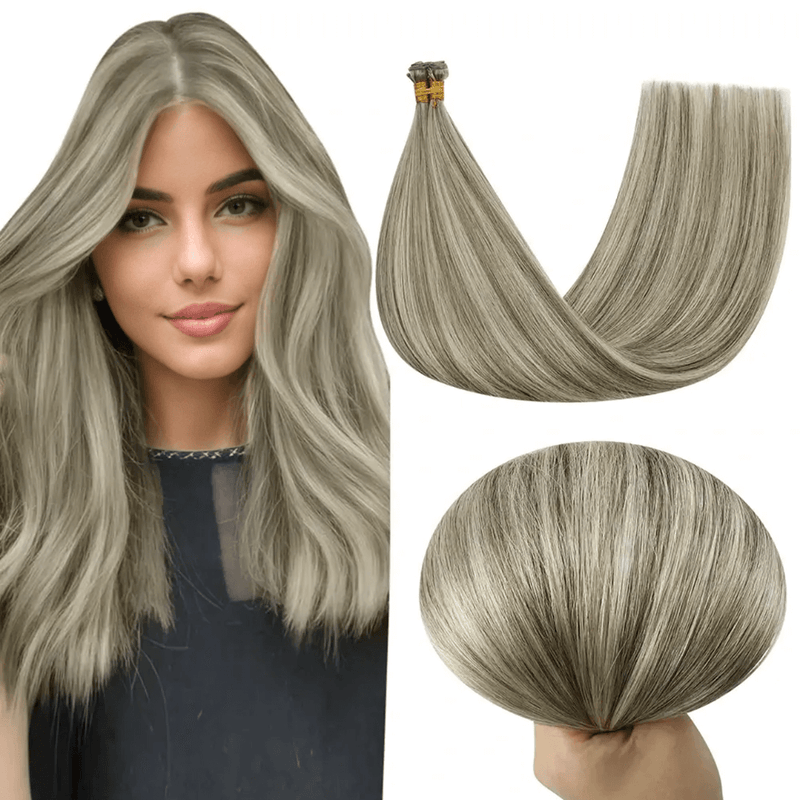 Load image into Gallery viewer, 100% Virgin human hair-human hair extensions-human hair-real human hair extensions-light brown hair--bundle hair-hair bundle-weft hair extensions-hair weft-hair-extensions-human hair extensions-human hair- weft-wefts-
