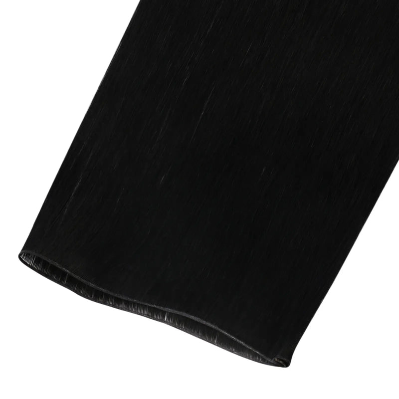 Load image into Gallery viewer, ultra-thin weft hair extensions moresoo human hair extensions natural black weft extensions invisible hair extensions
