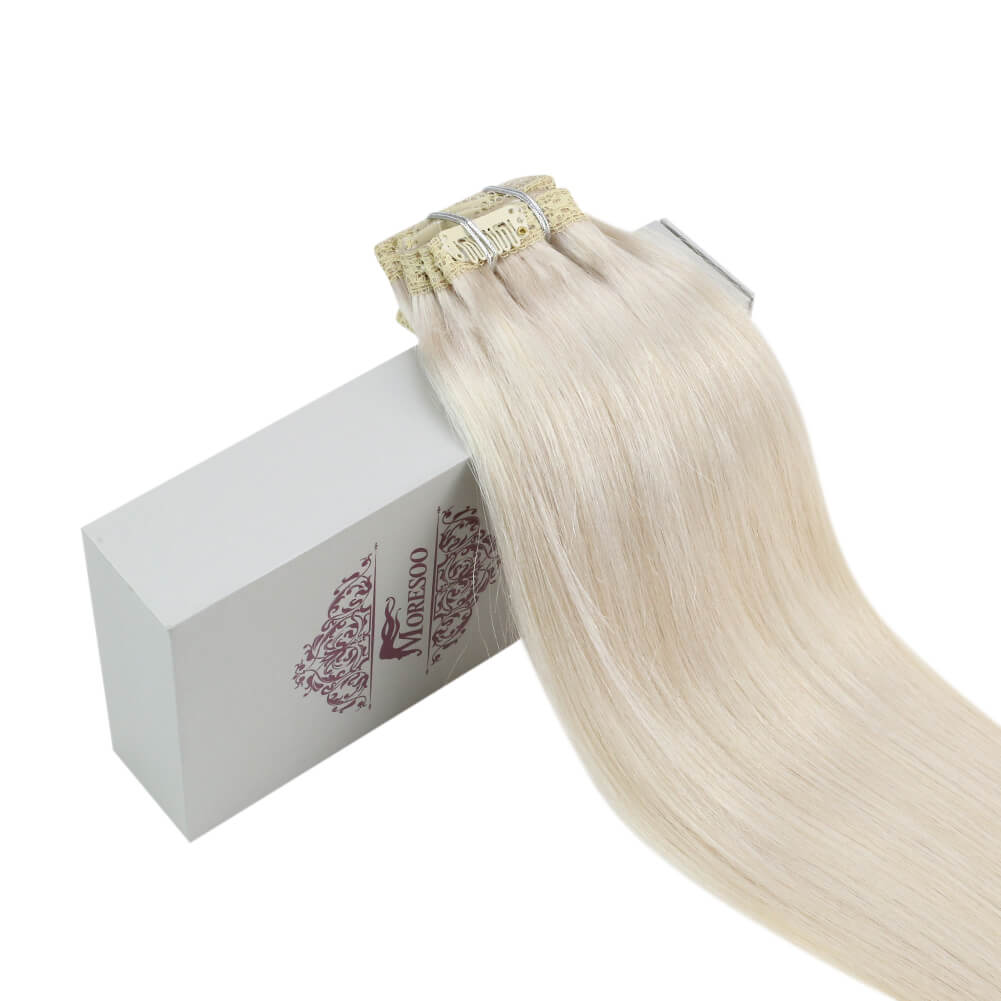 clip in hair extensions Moresoo hair