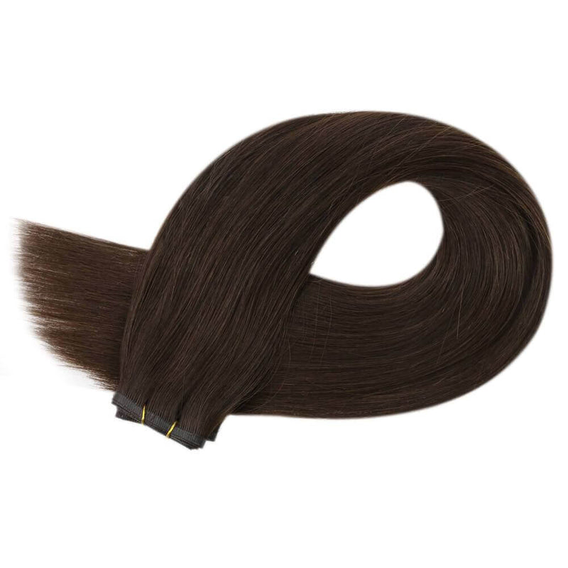 Load image into Gallery viewer, flat silk weft-flat weft hair extensions-moresoo hair extensions-virgin weft extensions for hair-virgin hair-virgin hair bundles-real human hair extensions

