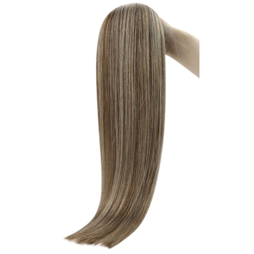 virgin hair hand tied weft with strong, flexible weft track soft and natural human hair weft for daily styling