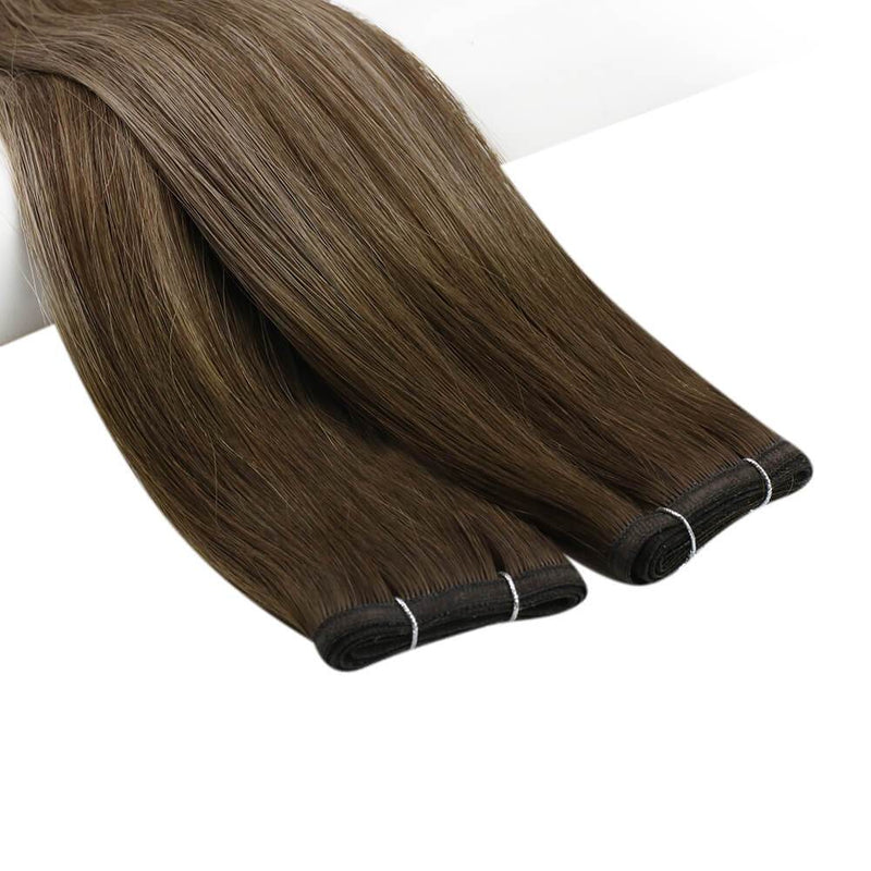 Load image into Gallery viewer, balayage for brown hair-straight hair brown to blonde balayage-balayage brown hair-brown hair extensions-human hair extensions-hair extensions wholesale
