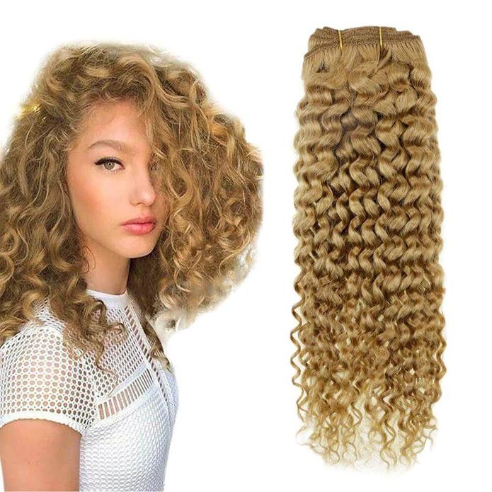 curly clip in hair human hair