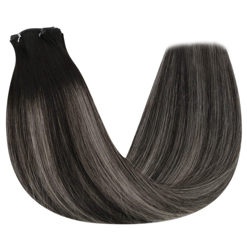 Load image into Gallery viewer, hair extensions weft hair straight hair-professional hair extensions-diy hair extensions

