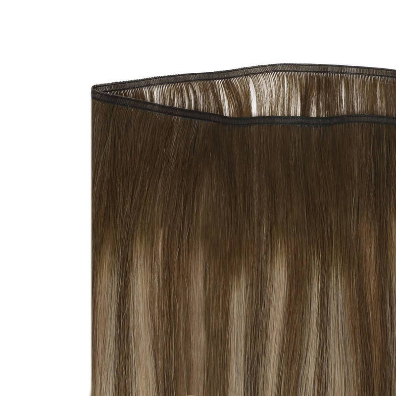 Load image into Gallery viewer, hair weave for women-brown hair balayage vs highlights-blonde balayage on dark brown hair-brown hair blonde balayage-brown balayage hair-human hair extensions
