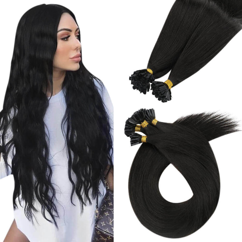 double drawn nail tip hair extensions