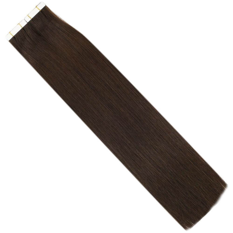 chocolate brown hair tape ins