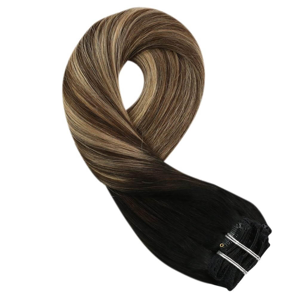 premium 18-inch clip-in hair extensions