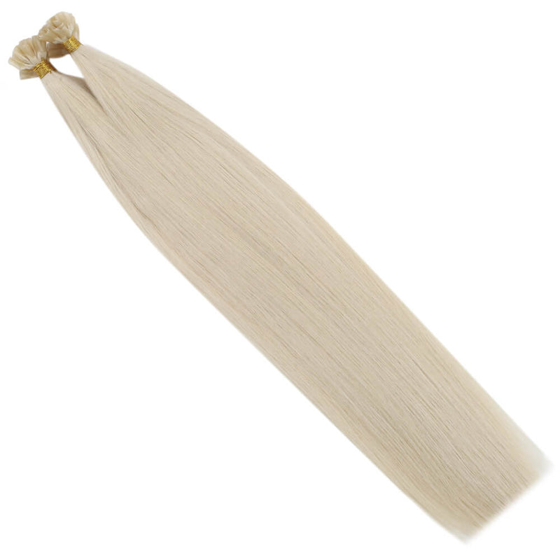 nail tip pre bonded human hair extensions