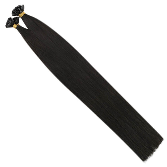 virgin nail tip human hair extensions