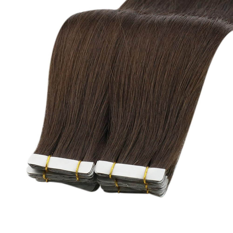 Load image into Gallery viewer, virgin human hair inject tape ins-real hair extensions-how long do hair extensions last-hair extensions before and after-types of hair extensions-brown
