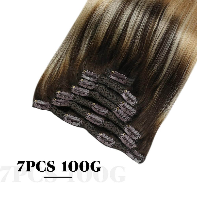 Skin Weft Clip in Hair Extensions