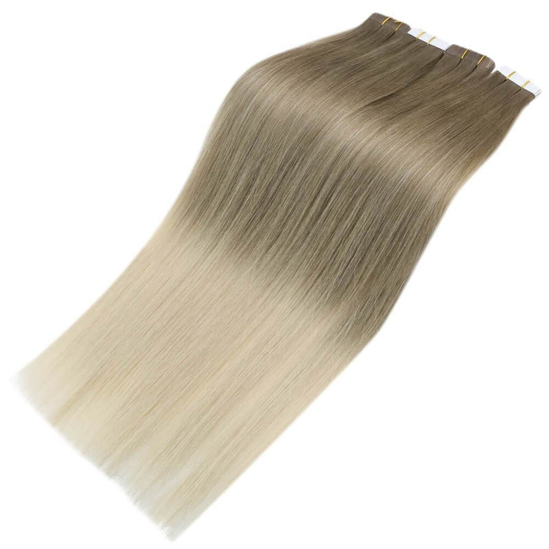 40 piece tape in hair extensions