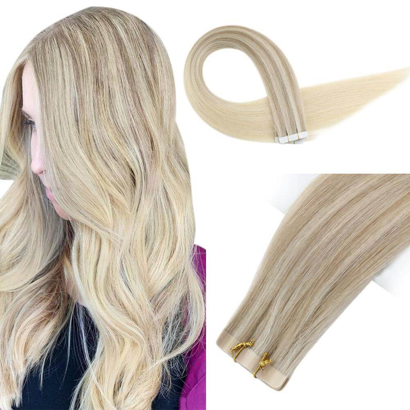 24 inch straight tape in virgin hair