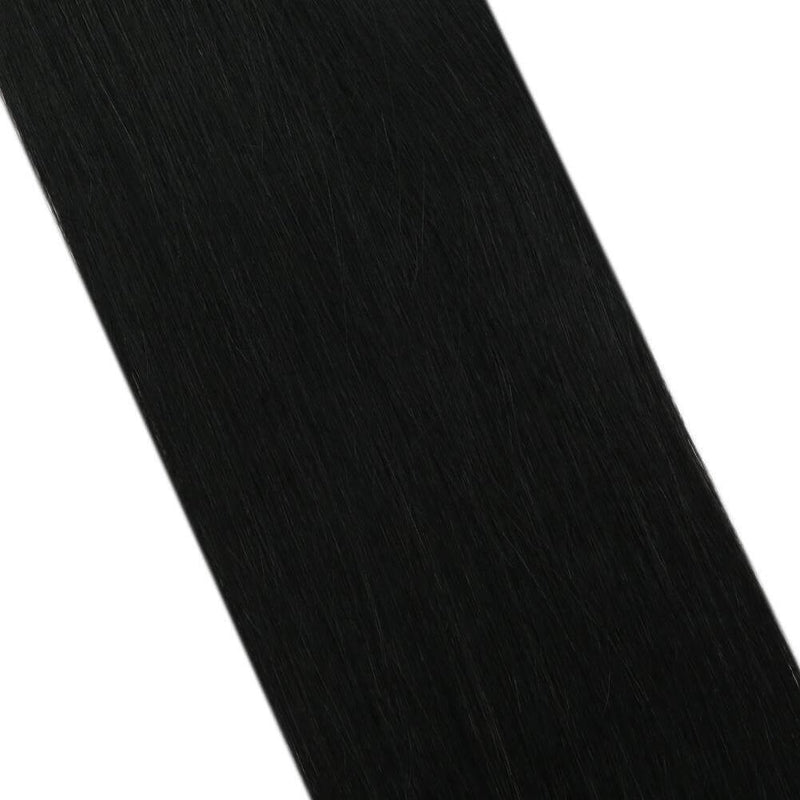 Load image into Gallery viewer, real human hair tape ins hair extension- hair extension lengths black tape in extension long hair extensions
