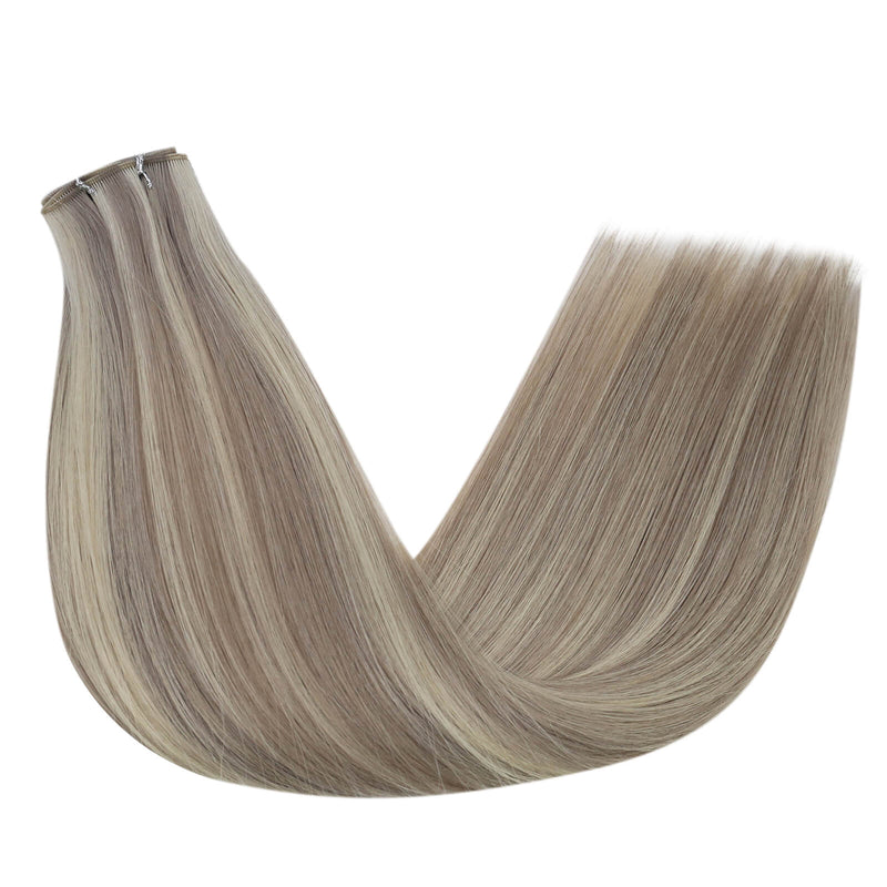 22 inch virgin genius weft soft and comfortable human hair