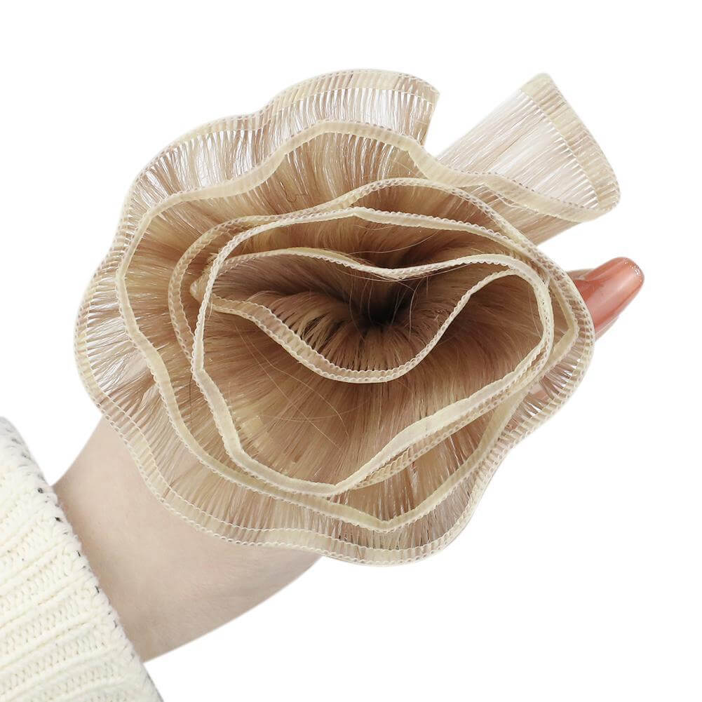 highlight blonde virgin pu weft