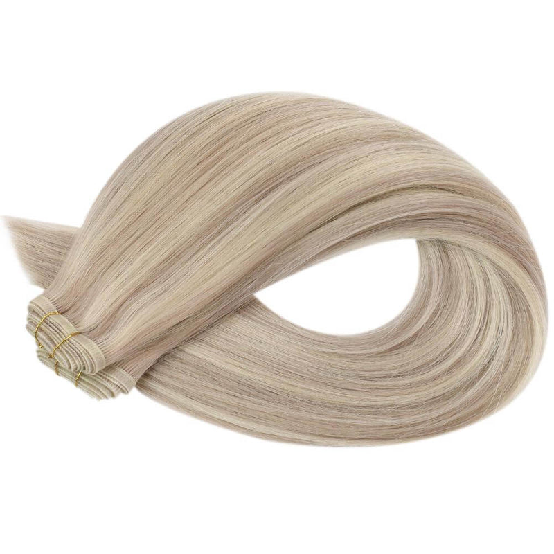 human hair virgin pu weft