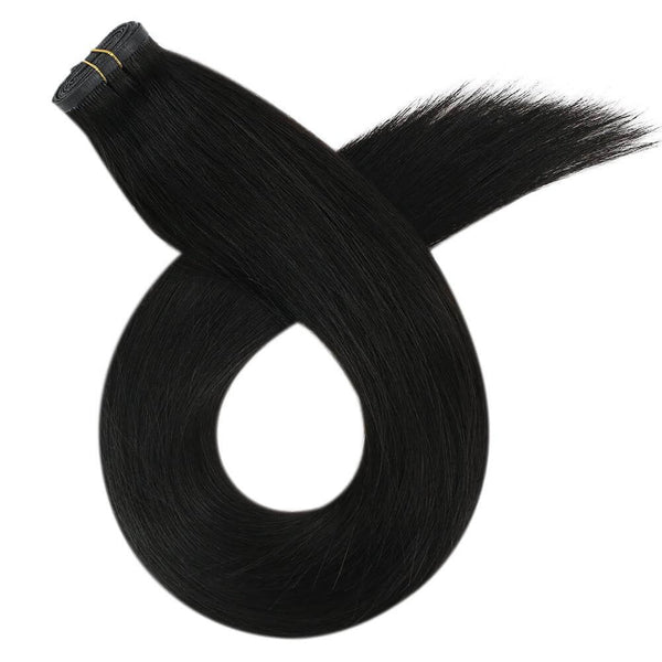 Load image into Gallery viewer, invisible human hair weft-20 inch hair extensions-16 inch hair extensions-thin hair extensions before and after-different types of hair extensions-hair weft extensions
