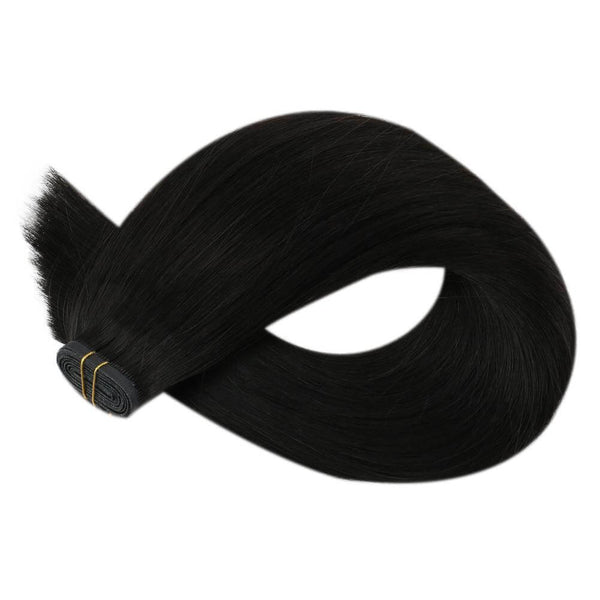 Load image into Gallery viewer, real human hair weft-permanent hair extensions-best hair extensions for fine hair-hair extensions for short hair-invisible hair extensions for thin hair-virgin human hair
