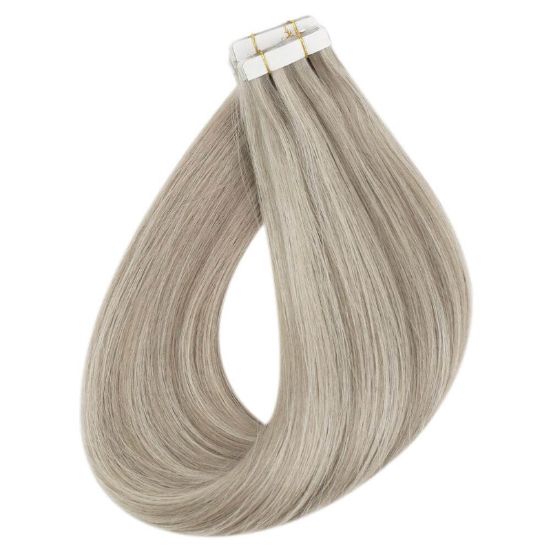 tape in human extension blonde hair